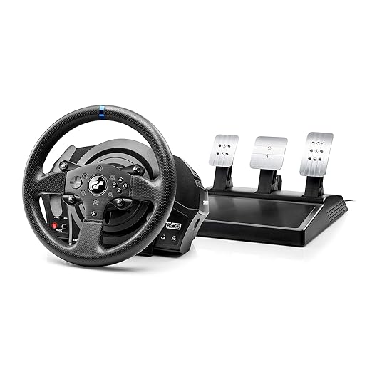 Thrustmaster T300RS GT Steering Wheel Set – Premium Force Feedback Sim Racing Wheel & Pedals for PS5, PS4 & PC | Realistic Driving Simulator for Sim Racing