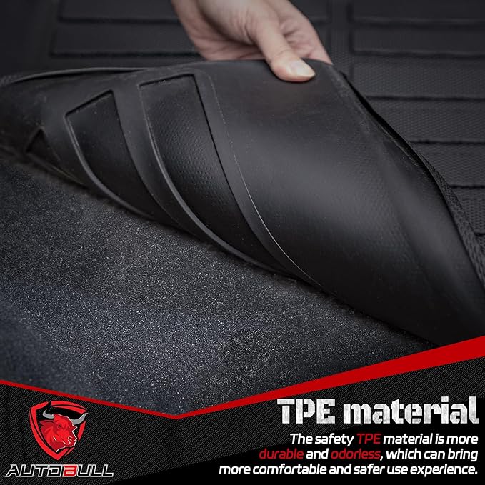 Cargo Liner Compatible with 2017-2024 Cadillac XT5 Cargo Mat，All Weather Protection Trunk Liner Rear Trunk mat，Black