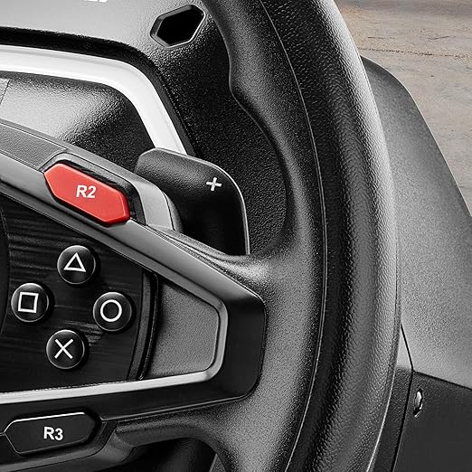 Thrustmaster T128 Racing Wheel & Pedal Set for PS5, PS4 and PC – Force Feedback Gaming Steering Wheel for Driving Simulator