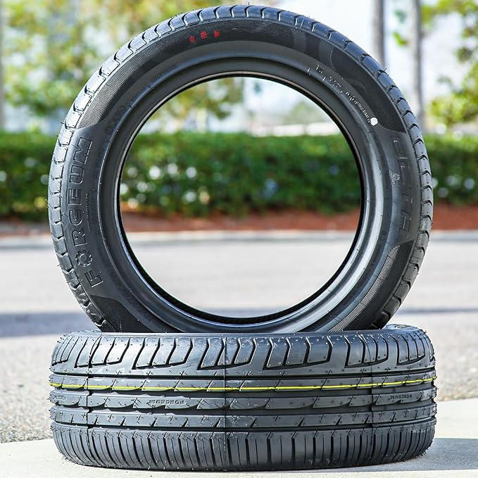 Set of 2 (TWO) Forceum Octa All-Season Passenger Car Performance Radial Tires-215/55R17 215/55ZR17 215/55/17 215/55-17 98W Load Range XL 4-Ply BSW Black Side Wall UTQG 400AA