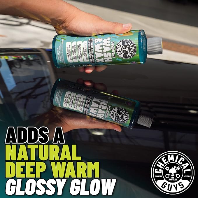 Chemical Guys CWS10216 Sudpreme Wash & Wax Extreme Shine Foaming Car Wash Soap (Safe for Cars, Trucks, SUVs, Motorcycles, RVs & More) 16 fl oz