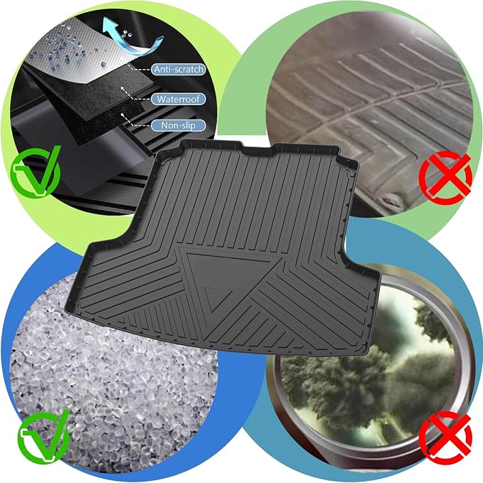Trunk Mat Compatible with 2019-2026 Nissan Altima Cargo Liner TPE Waterproof Cargo Mat Replacement for 2021 2022 2023 2024 2025 2026 Altima Accessories