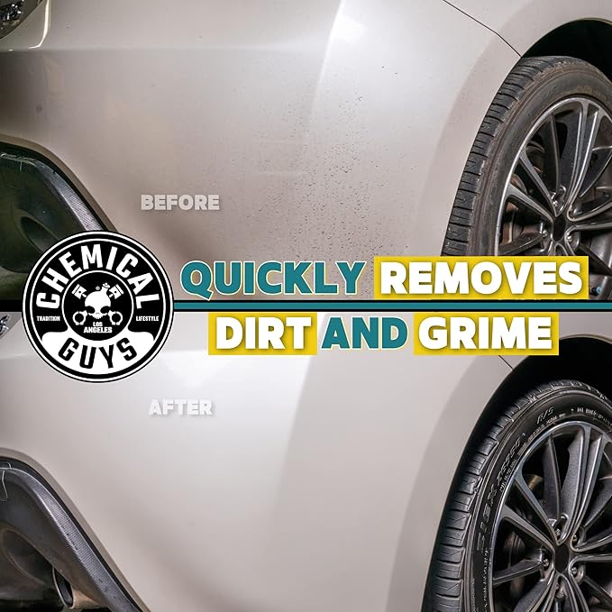 Chemical Guys CWS803 Clean Slate Deep Surface Cleaning Car Wash Soap (Removes Old Car Waxes, Glazes & Sealants for Superior Surface Prep), 128 fl oz (1 Gallon), Citrus Scent