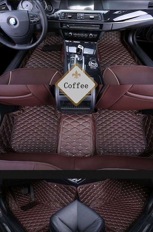 Add Text/Photo Floor Mat Customized Text Personalized Photo Car Mat for 99% Auto Vehicle Sedan, SUV, Truck, Pickup, Electric Full Size Carpets Pefect Fit Car Floor Mats All-Weather