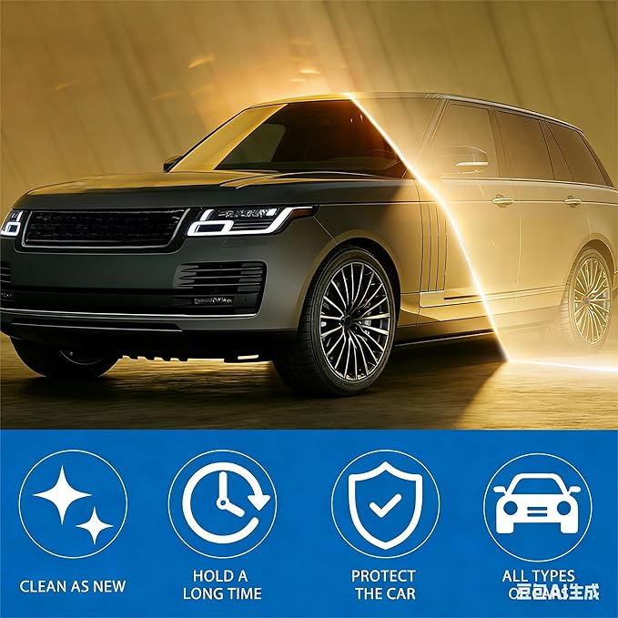 500 ML Car Coating Spray, Quick Effect CoatingAgent,Quickly Coat Car Wax Spray,Scratch Wax Polish Waterless Wash, OilFilm Emulsion Glass Cleaner Z/Q