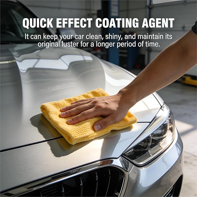 500 ML Car Coating Spray, Quick Effect CoatingAgent,Quickly Coat Car Wax Spray,Scratch Wax Polish Waterless Wash, OilFilm Emulsion Glass Cleaner Z/Q