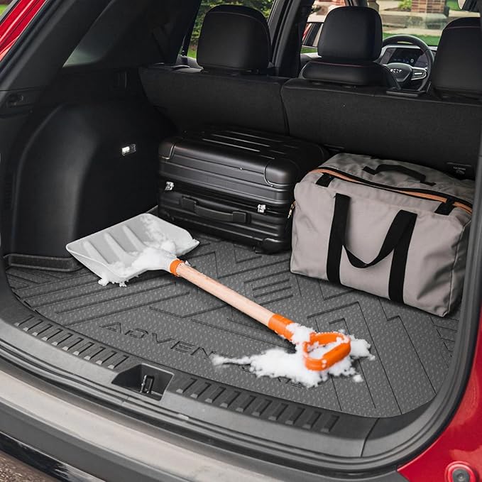 KUST Cargo Trunk Liner for Jeep Grand Cherokee 5 Seats 2022-2026 (Include 4XE, Not for WK & L), Rear Cargo Mat with Back Seat Protector for Grand Cherokee Accessories Cover TPE Rubber Raised Edge