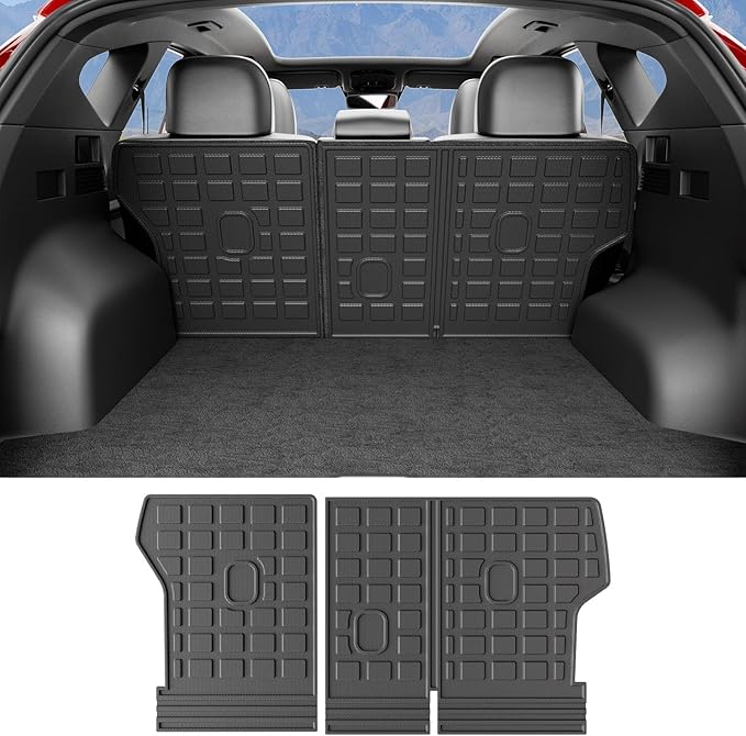 Xipoo Cargo Liner Compatible with 2022-2026 Tucson Backrest Mat TPE Material Trunk Mat (NO Hybrid) Cargo Liner Replacement for 2022 2023 2024 2025 2026 Tucson Accessories (Backrest Mat)
