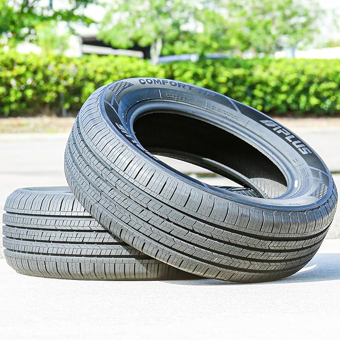 Set of 2 (TWO) Aplus Comfort HP Passenger Car All-Season Radial Tires-215/65R15 215/65/15 215/65-15 96H Load Range SL 4-Ply BSW Black Side Wall UTQG 560AA