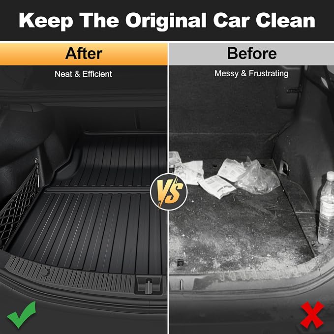 AOMSAZTO Cargo Mat for Mercedes-Benz C Class/C 300 4MATIC Sedan 2015-2021 | All Weather TPE Protection Car Cargo Liner Trunk Liner for Mercedes Benz AMG C 63 C300