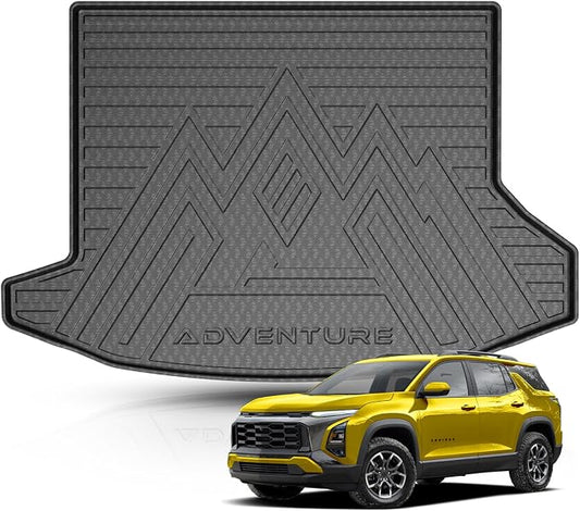 KUST Trunk Cargo Mat for Chevy Equinox/GMC Terrain 2025-2026 (Gasoline), Rear Cargo Liner for Equinox Accessories All Weather Protection TPE Rubber Raised Edge