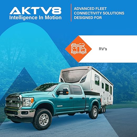 AKTV8 PressureTech™ Range Extender Kit – Bluetooth Signal Booster for RVs and Trailers Using PressureTech TPMS – Easy to Use – (Pack of 1)