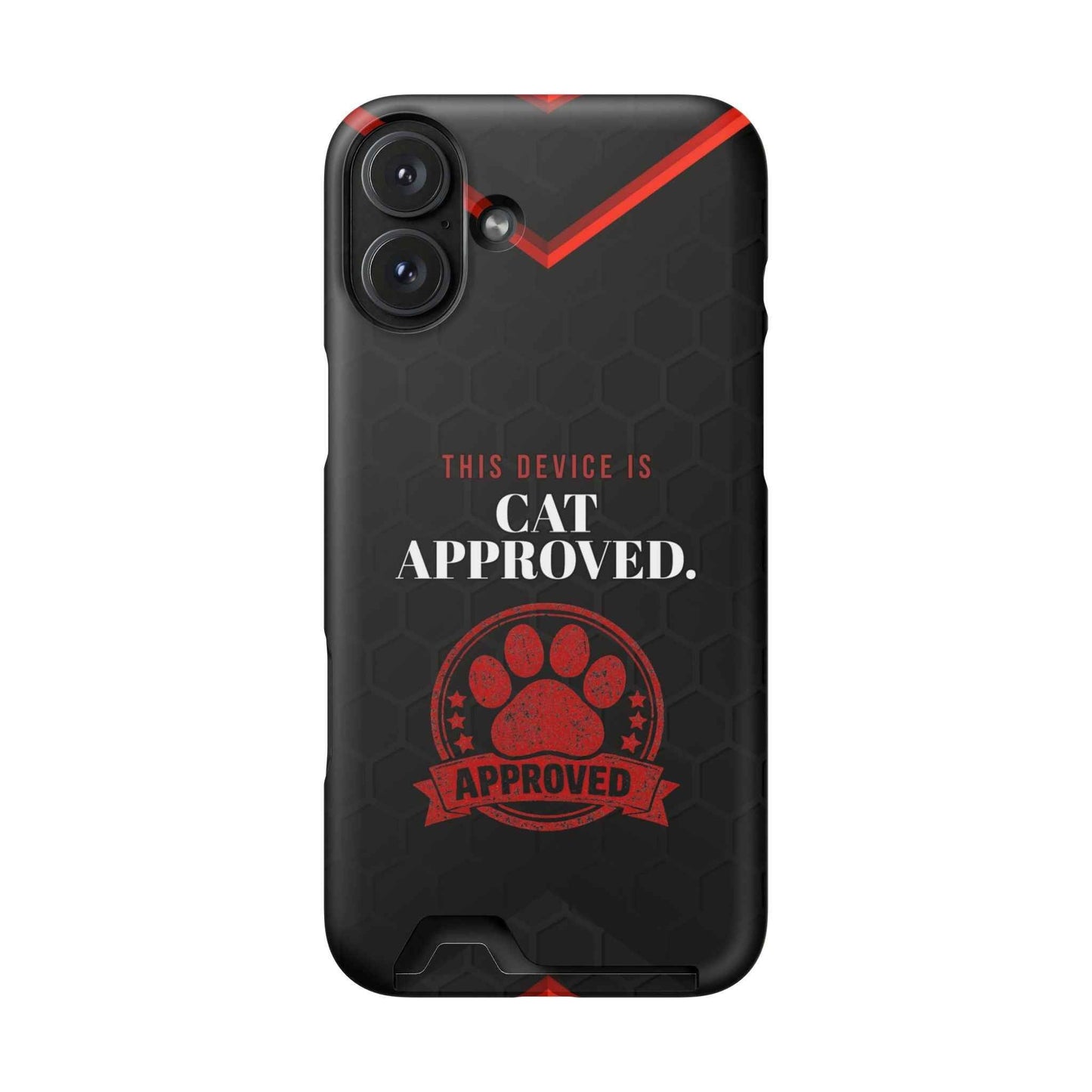 Cat Approved iPhone Case — Official Stamp Edition