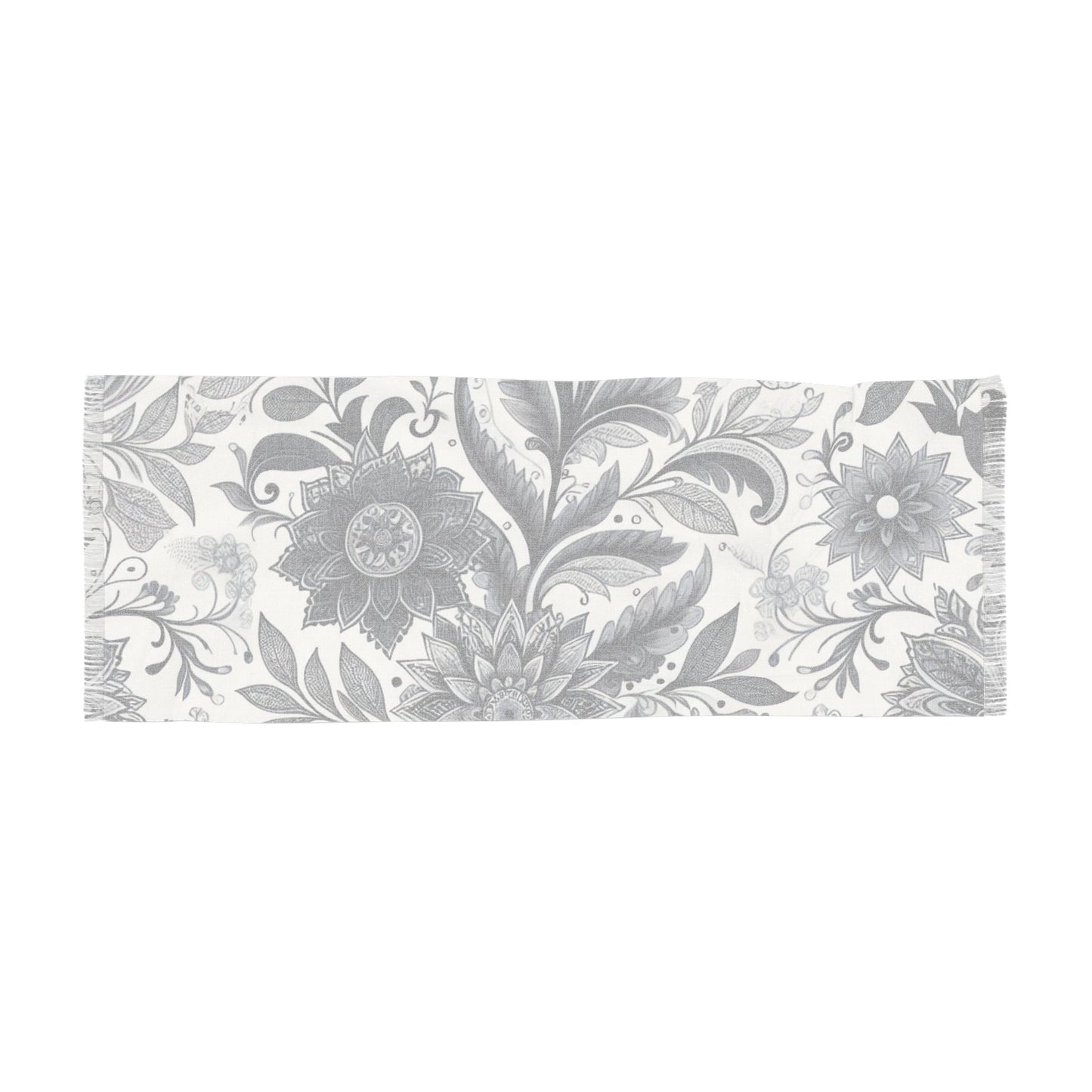 Elegant Floral Light Scarf | Fashion Accessory, Spring Outfit, Festival Wear, Gift for Mom, Trendy Wrap