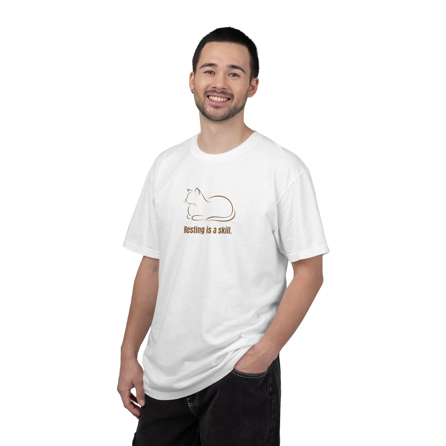 Resting Is a Skill Cat T-Shirt