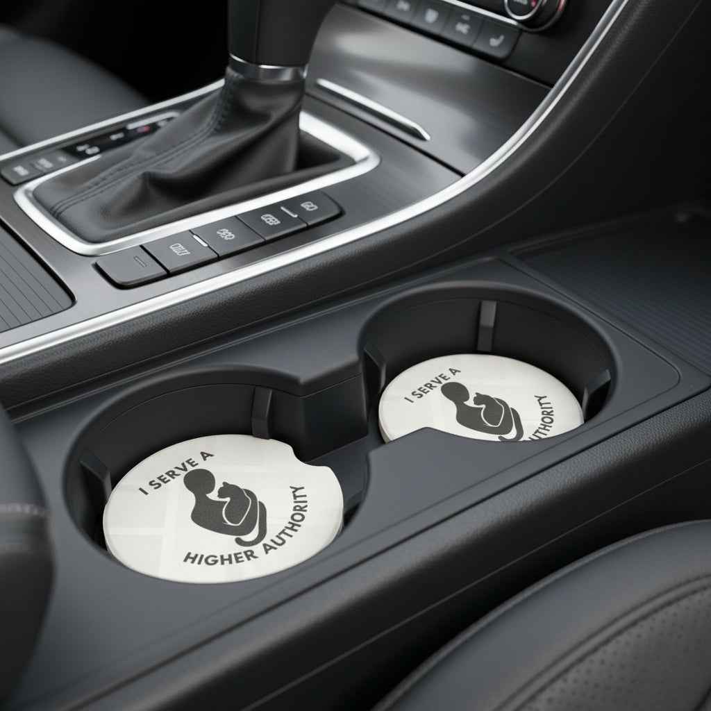Car Coaster for People Who Answer to Cats