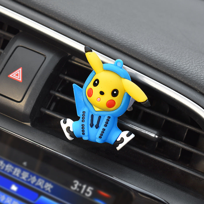 Pikachu Car Air Freshener Clip for Cute Interior Decor
