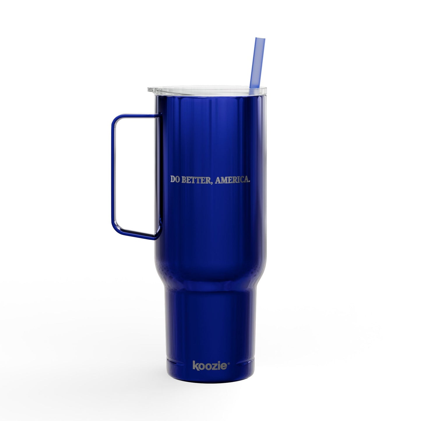 Do Better, America 40oz Insulated Tumbler – Engraved Travel Mug with Handle