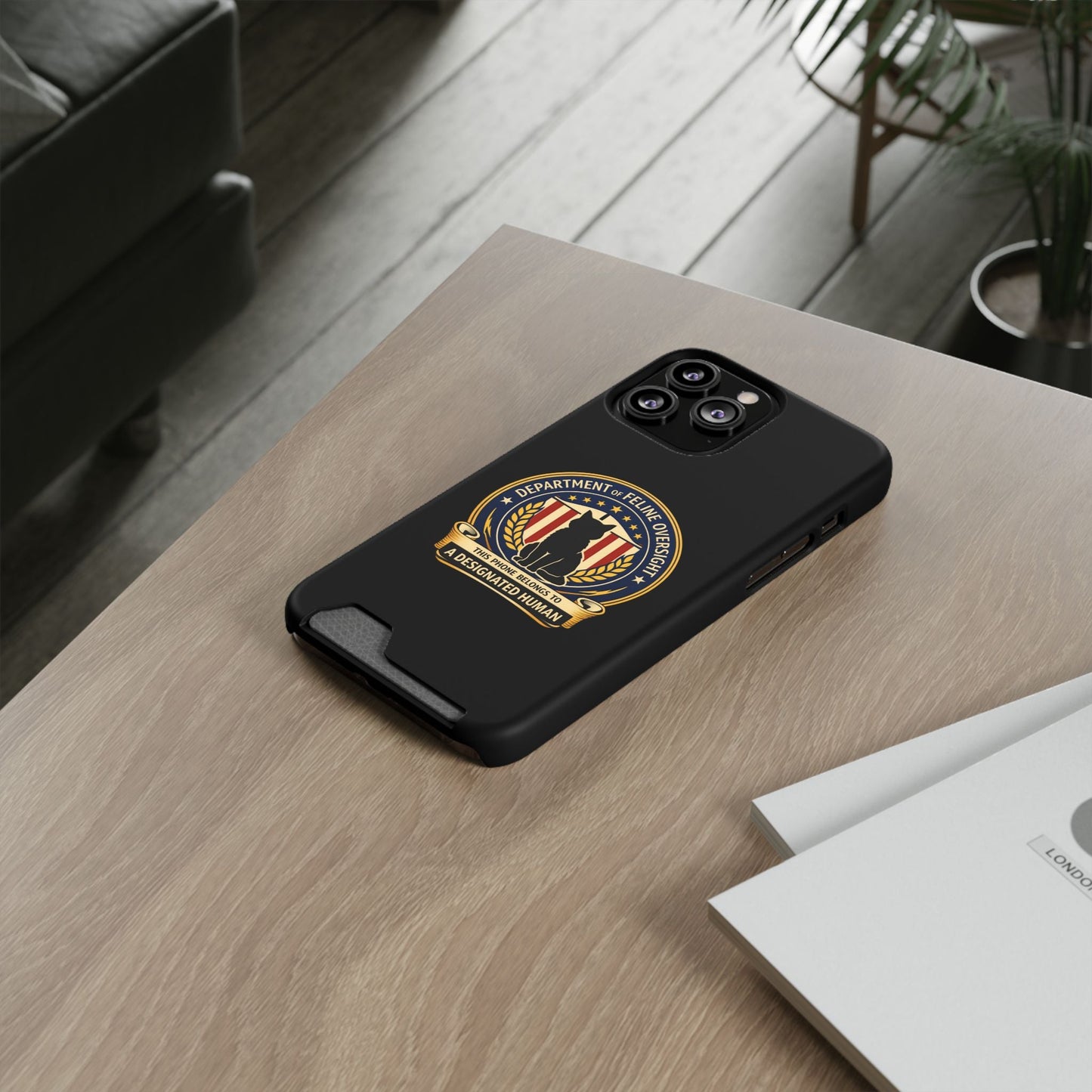 Department of Feline Oversight Samsung Case — Designated Human Edition