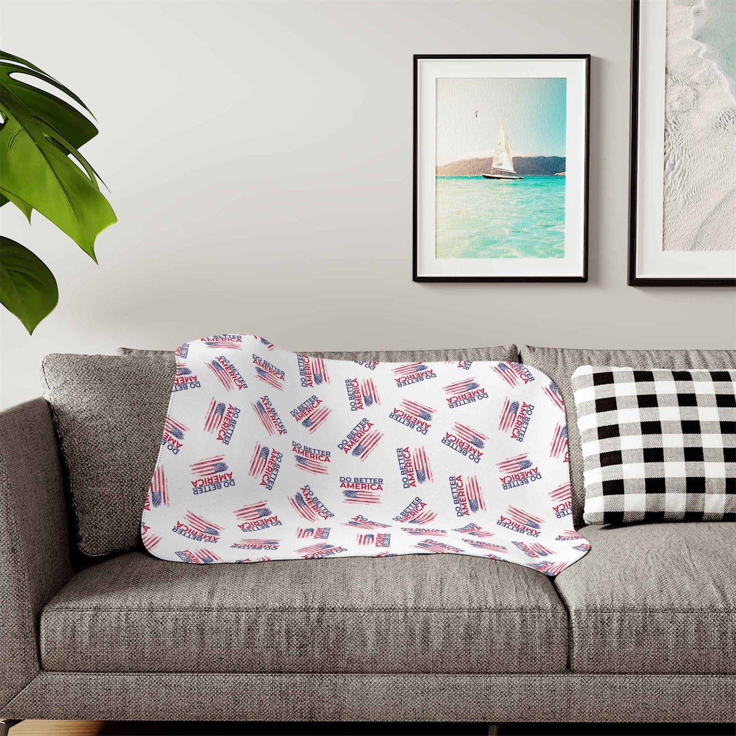 Do Better America Sherpa Blanket — Wrapped in Intent