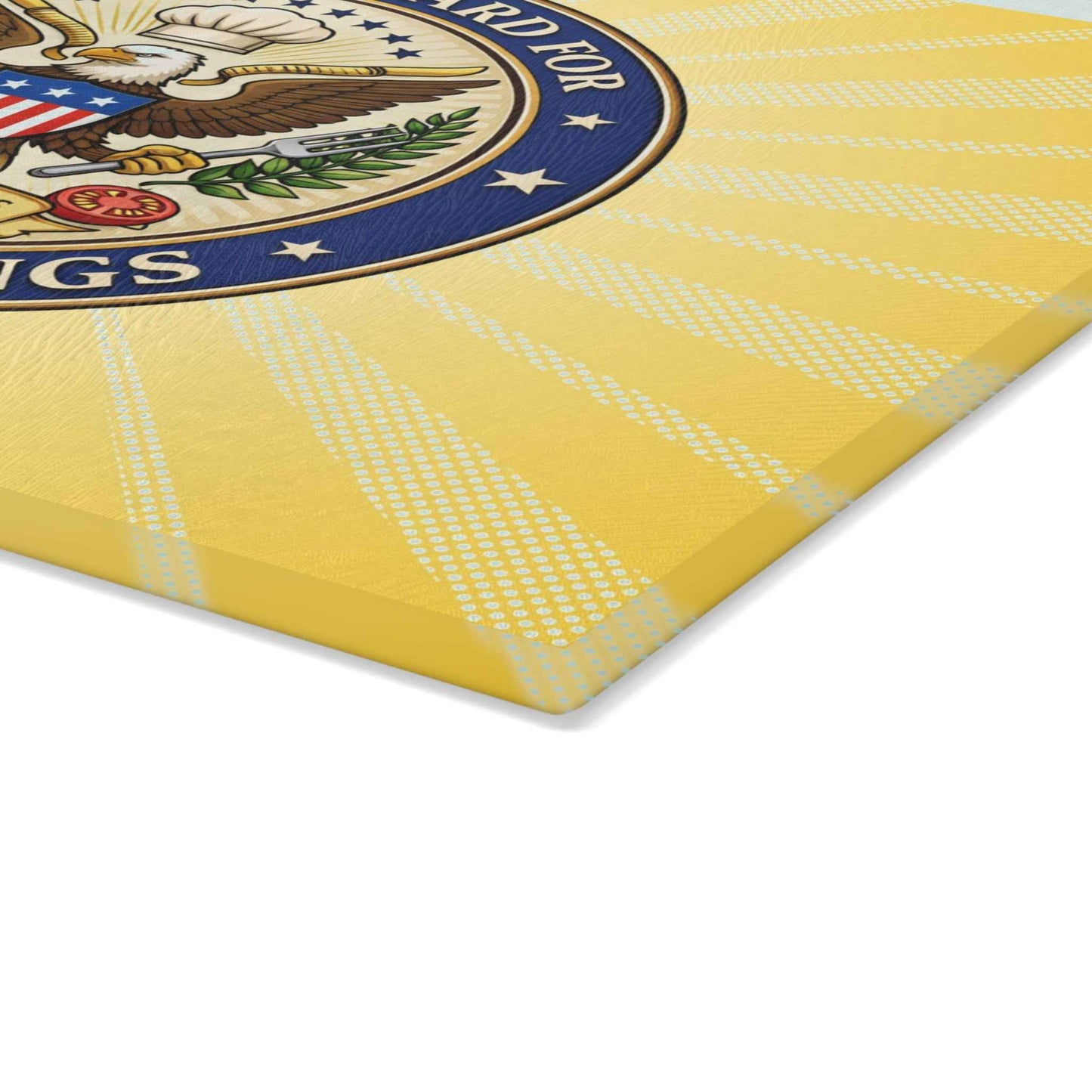 “Cutting Board for Cutting Things” Glass Board — Sliceus Maximus Edition