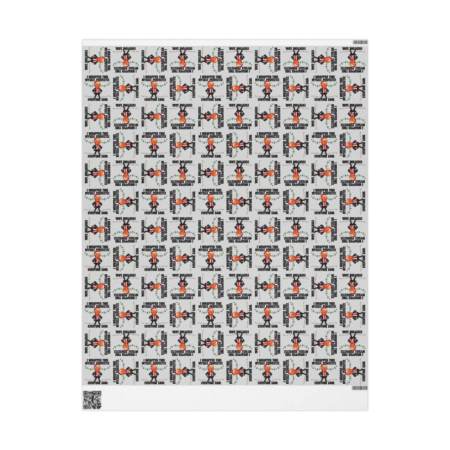 I Wrapped This Myself Wrapping Paper – Political Parody