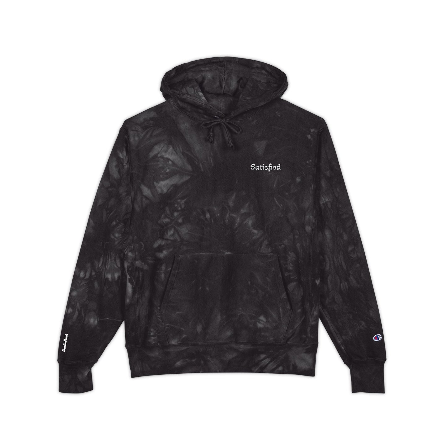 Tie-Dye Champion Hoodie - Cozy and Stylish Unisex Embroidered Sweater