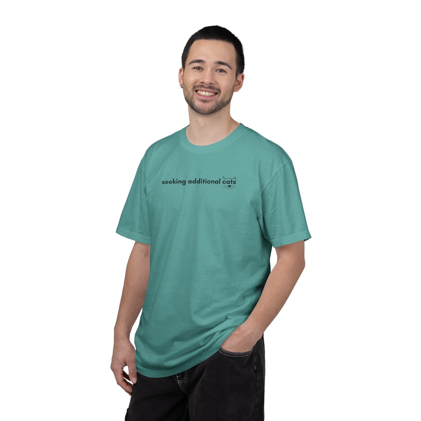 Seeking Additional Cats T-Shirt | Cat Lover Minimal Tee