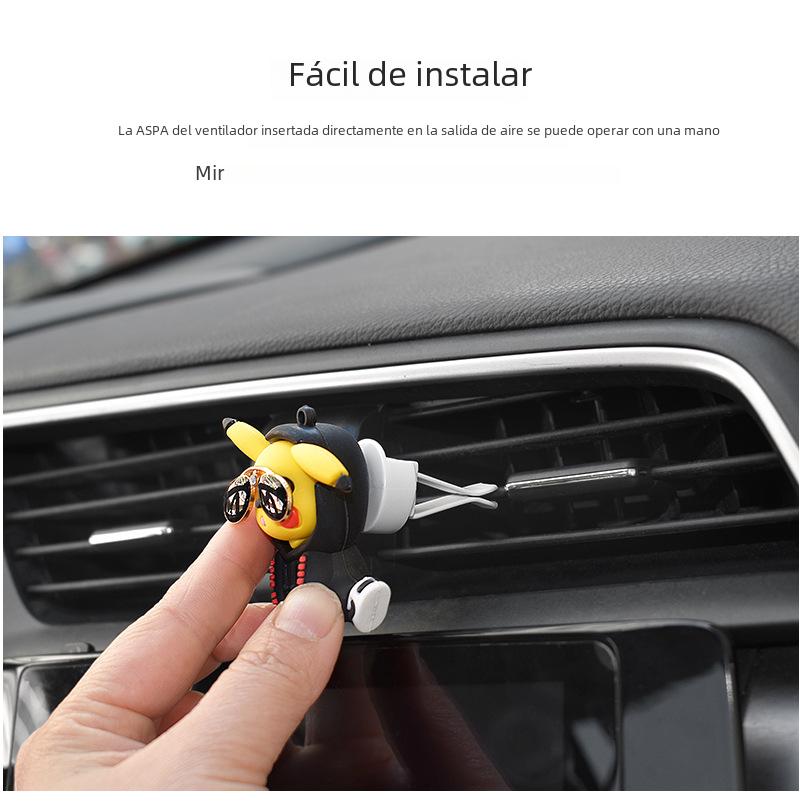 Pikachu Car Air Freshener Clip for Cute Interior Decor