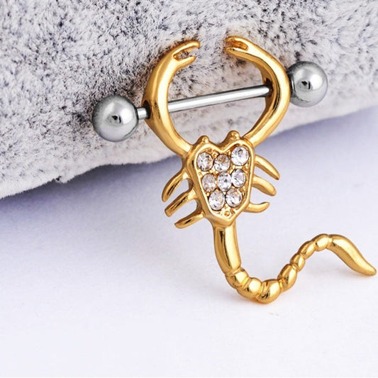 Stainless Steel Scorpion Body Piercing Jewelry