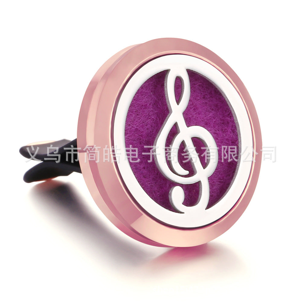 Rose Gold Car Air Freshener Clip with Decorative Box
