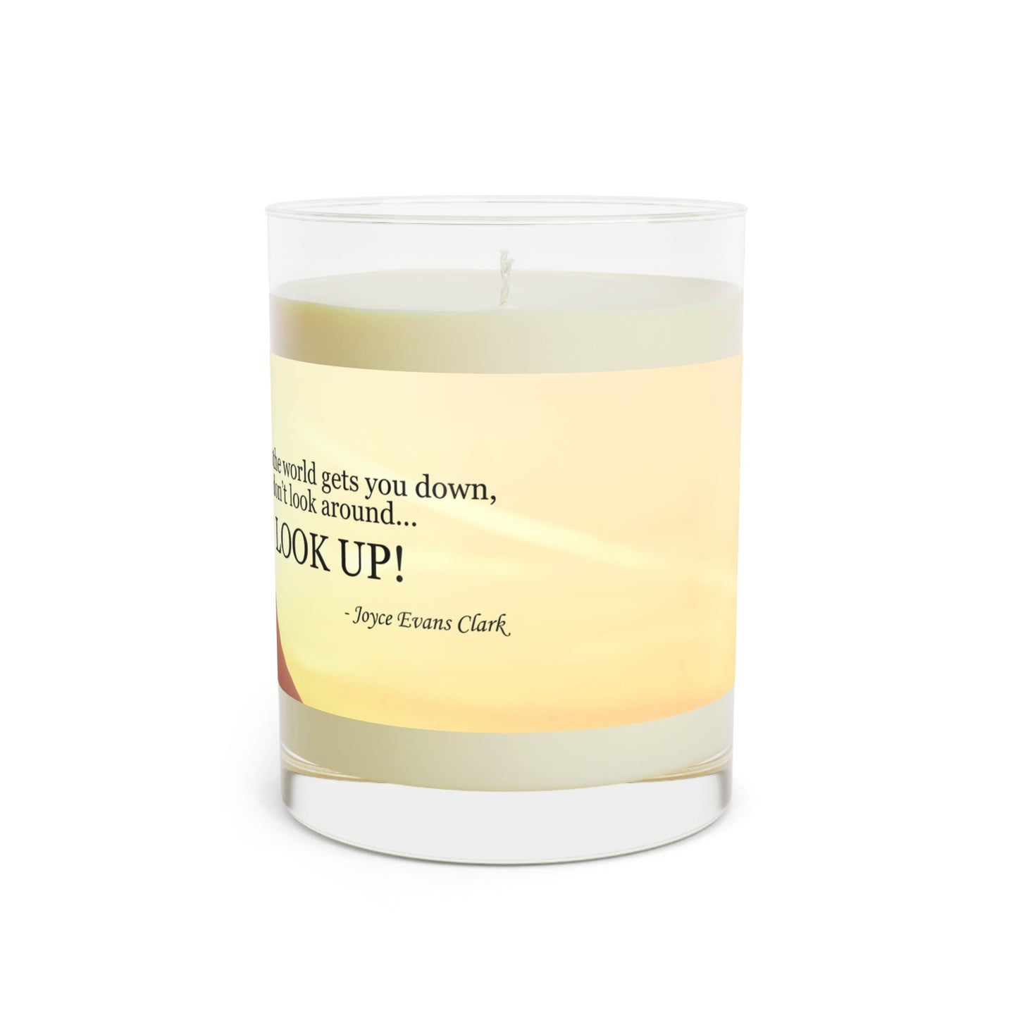 Look Up Candle | Inspirational Quote Soy Candle