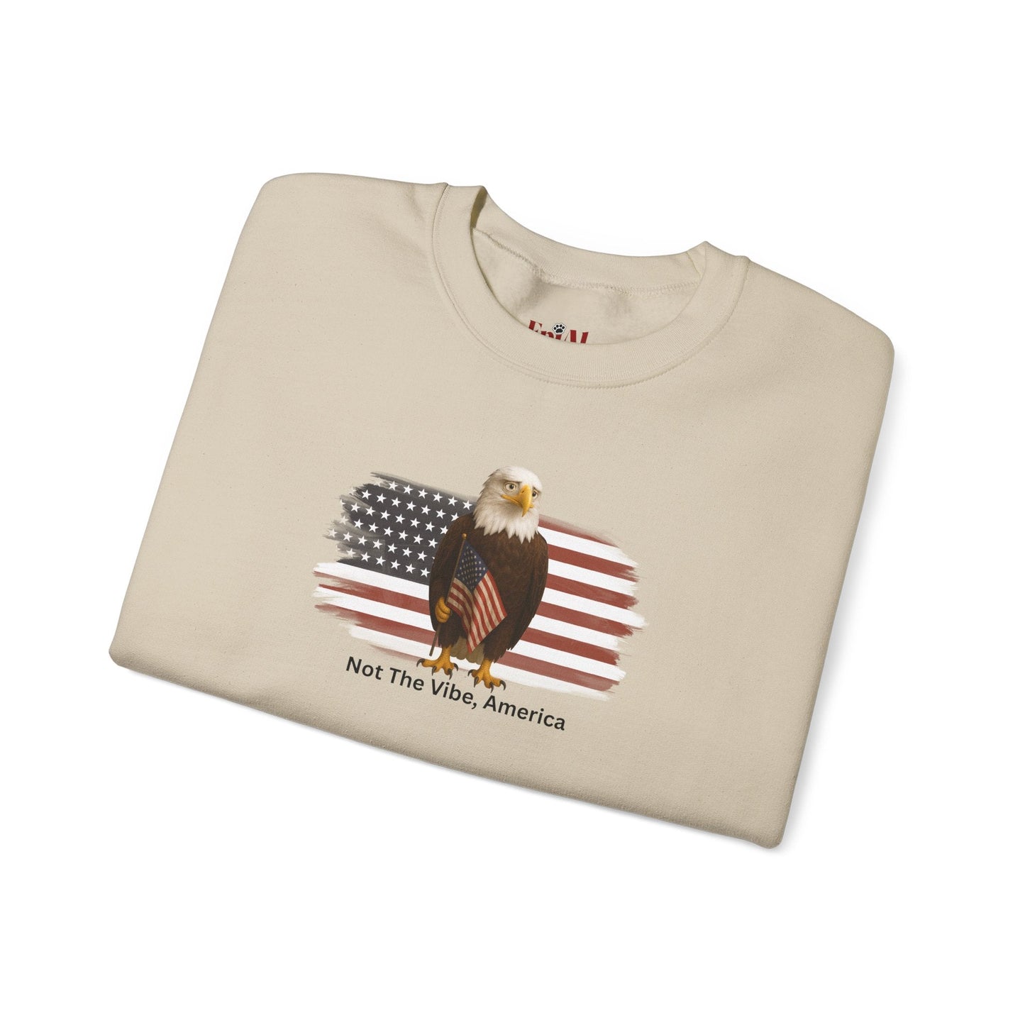 Not the Vibe, America – Political Parody Crewneck Sweatshirt