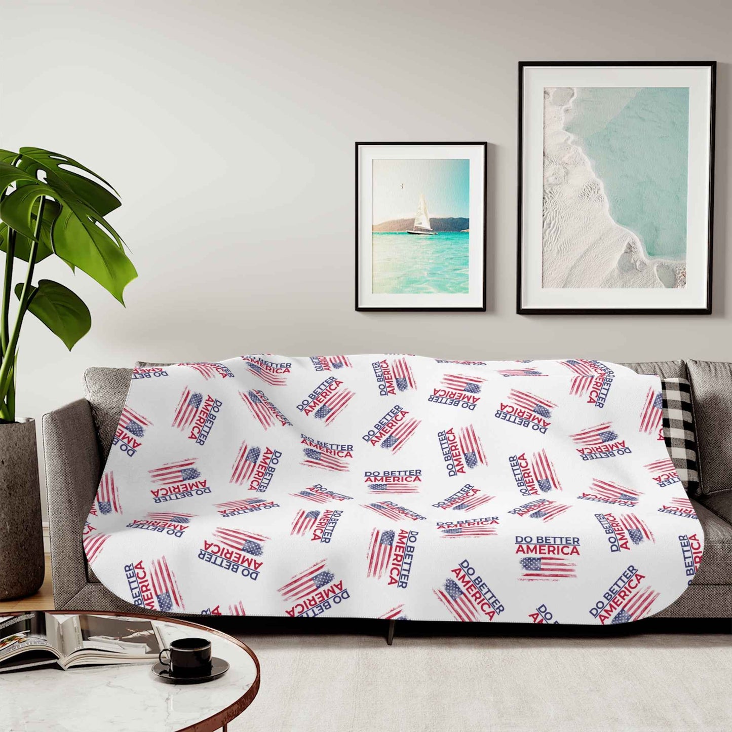 Do Better America Sherpa Blanket — Wrapped in Intent
