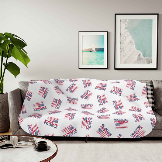 Do Better America Sherpa Blanket — Wrapped in Intent