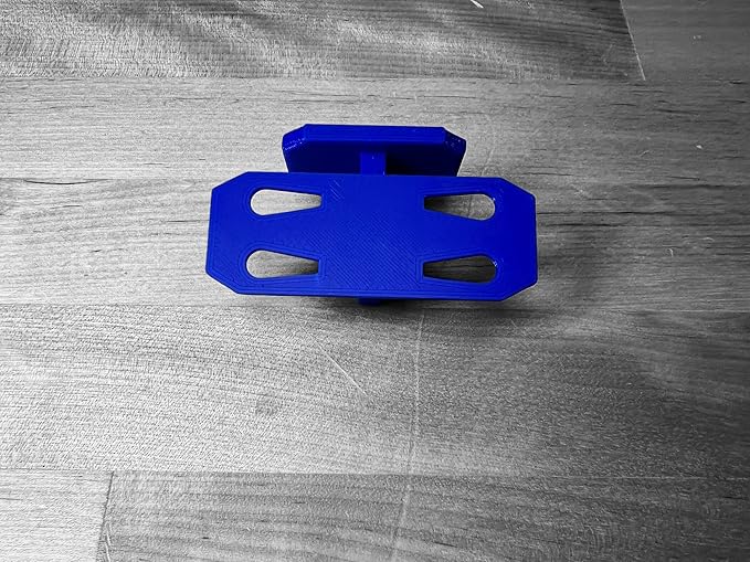 4 Pack Single Lane Wall Mount | Compatible with Hotwheels and Other 1/64 Scale Cars and Trucks (Blue)