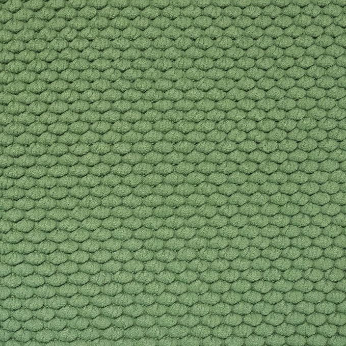 Sweet Home Collection 4 Pack Memory Foam Honeycomb Nonslip Back 16" x16" Chair/Seat Cushion Pad, Green