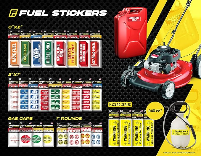 E85 Stickers, Flex Fuel Label for Vehicles, Rental Cars, Fleet Trucks and SUVs - Weather Proof, Extreme Stick, Flex Fuel Decals by Fuel Stickers - USA Made (2x1 inch), 40 Labels