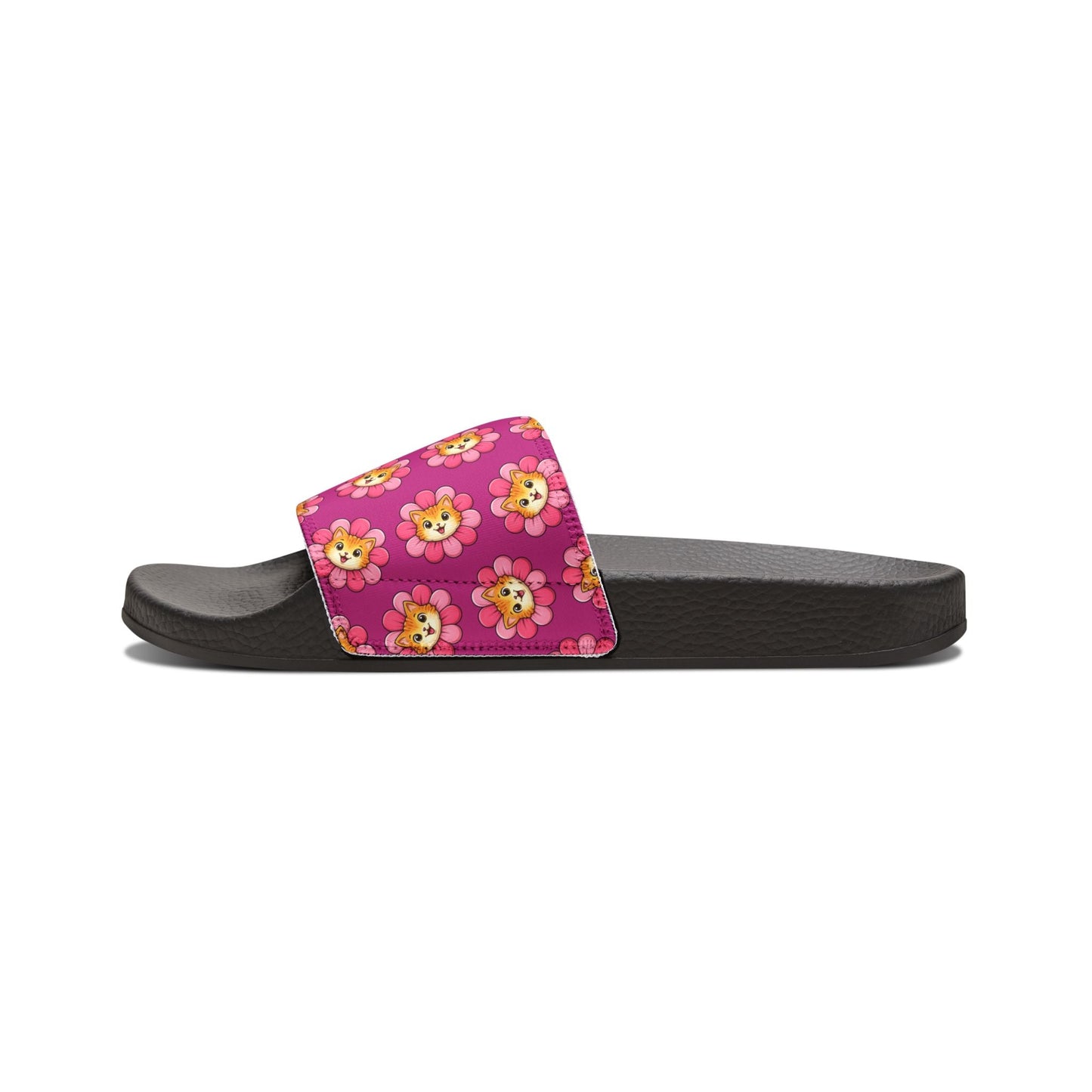 Floral Cat Slide Sandals — Sunshine With Opinions Edition