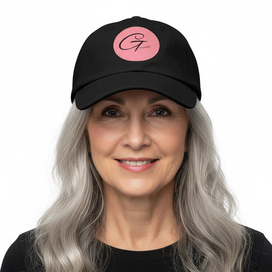 Hat with Leather Patch (Round)
