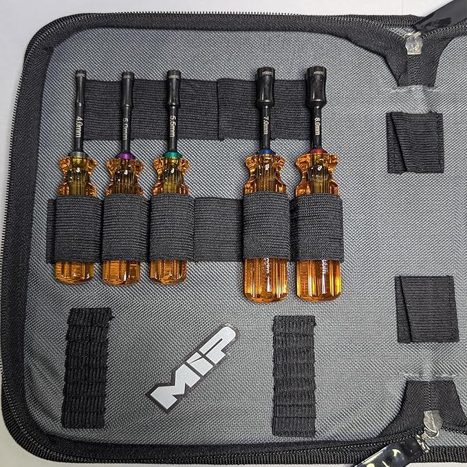 MIP RC Tool Kit Metric Hex & Nut Driver Set for Traxxas, Arrma, Losi, Axial, Tamiya, Redcat, Kyosho, Team Associated, Tekno, XRay, HPI