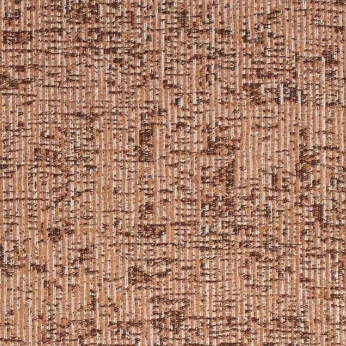 Sweet Home Collection Chair Cushion Memory Foam Pads Honeycomb Pattern Slip Non Skid Rubber Back Rounded Square 16" x 16" Seat Cover, 6 Pack, Broadway Rust/Brown