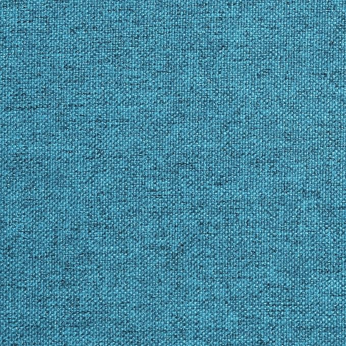 AAAAAcessories D-Shaped Chair Cushions, 2" Thick Dining Chair Pads with Ties and Removable, Machine-Washable Cover, 17" x 16", Set of 4, Teal