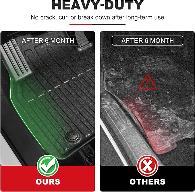 Custom Fit Floor Mats and Cargo Mat for Lexus ES 2019-2024 (ES350/ES300h) & 2025 ES300h - All Weather Protection