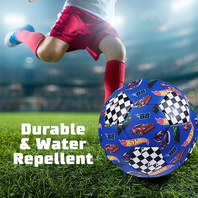 Capelli Sport Hot Wheels Kids Soccer Ball Sizes 3, 5, Officially Licensed Futbol for Boys and Girls Youth Soccer Players