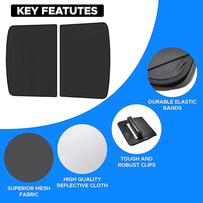 EcoNour Upgraded Tesla Model 3 Roof Sunshade (2021–2023 Highland) – No-Gap, Sag-Free Skylight Heat Insulation Reflective Glass Roof Cover –99% UV with Nano Ice Crystal-Coated Interior Sunshade