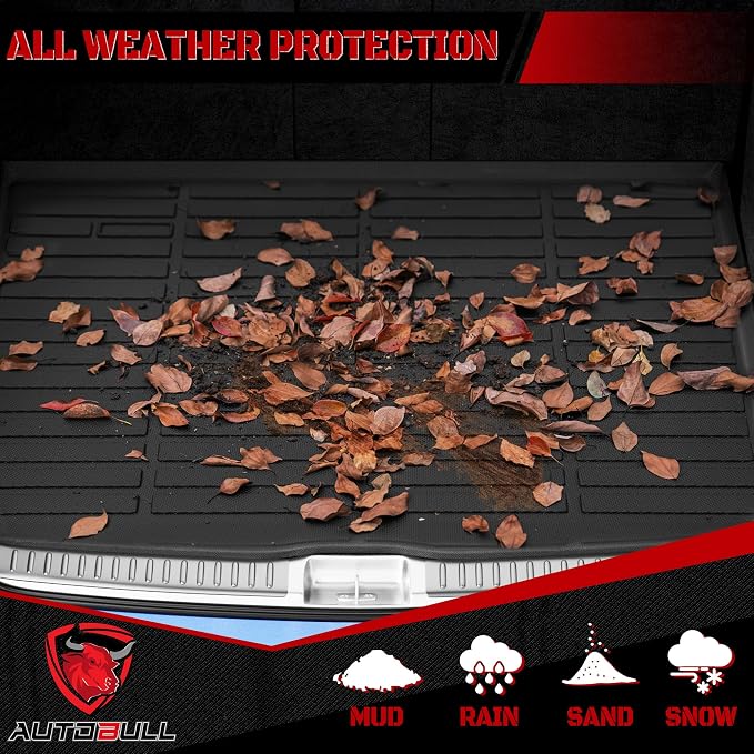Cargo Liner Compatible with 2011-2023 Dodge Charger(RWD/AWD) & Chrysler 300(RWD/AWD) Cargo Mat，All Weather Protection Trunk Liner Rear Trunk mat，Black