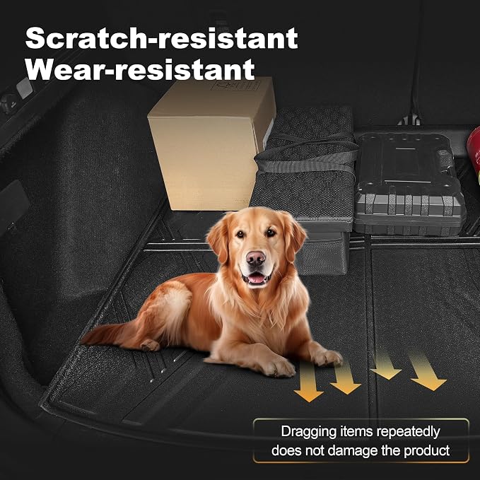 AOMSAZTO Cargo Liner Compatible with BMW X5 2014-2018 (F15) | AOMSAZTO All Weather Back Trunk Mat Rear Cargo Tray for BMW X5 2014-2018