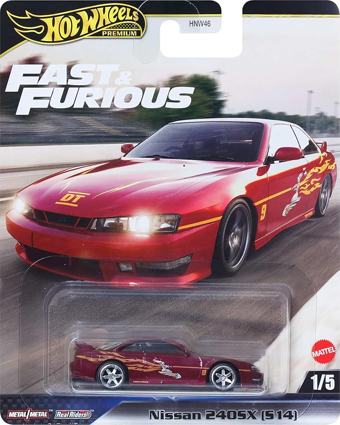 Hot Wheels Cars, Premium Fast & Furious 1:64 Scale Die-Cast Car for Collectors Inspired by Fast & Furious Movie Franchise
