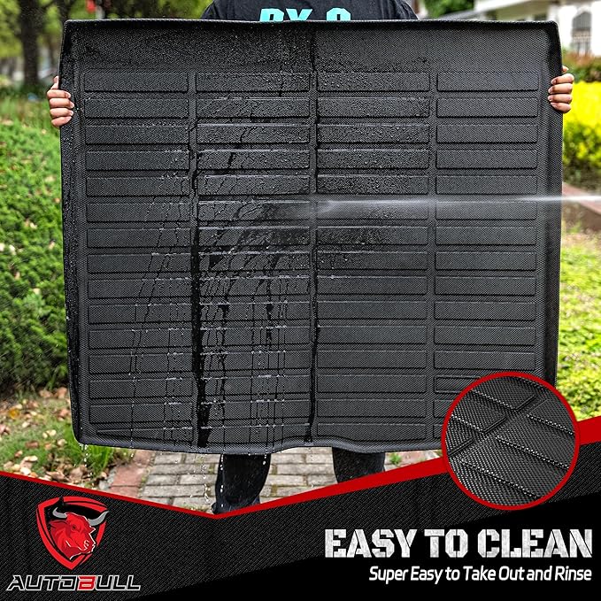 Cargo Liner Compatible with Volkswagen VW Tiguan 5 Passenger 2018-2024 Cargo Mat, All Weather Protection Trunk Liner Rear Trunk mat ，Black